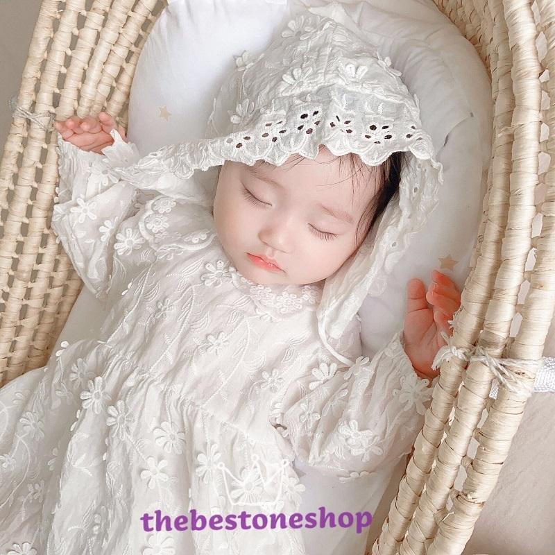 ベビー服 女の子 退院着 ベビー用品 ナチュラル系 かわいい キュート お宮参り 出産祝い スカート 赤ちゃん 新生児 男の子 女の子 インポート おでかけ 靴下 帽子付き セレモニードレス お誕生日 お七夜 お呼ばれ お花 刺繍 ホワイトレース プレゼント ワンピースタイプ