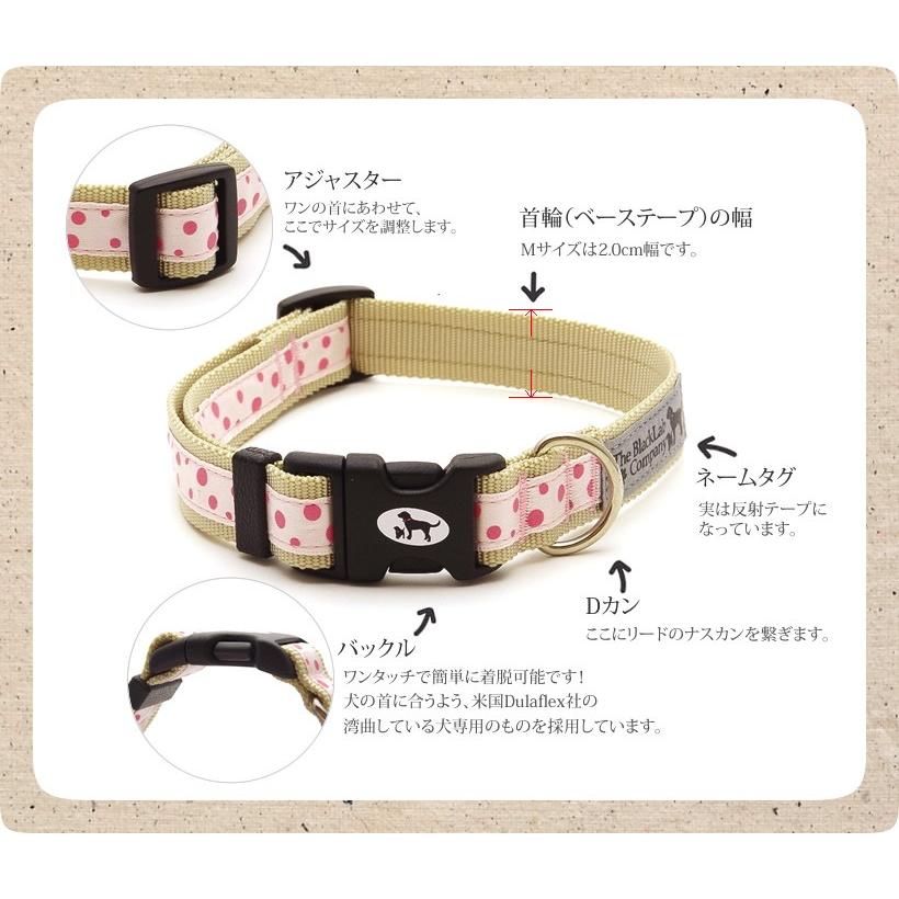 BLC首輪 ＜Mサイズ＞ ドットピンク : ブラックラブカンパニー - 通販