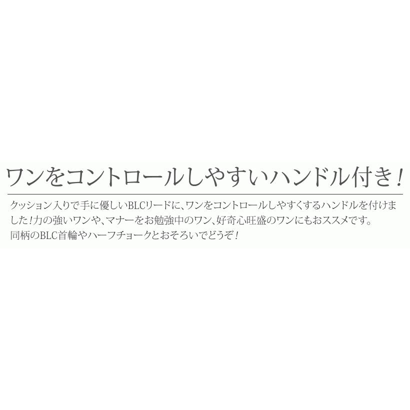BLCハンドル付きリード <Mサイズ・Sサイズ共通> レッド水玉2|theblacklab|04