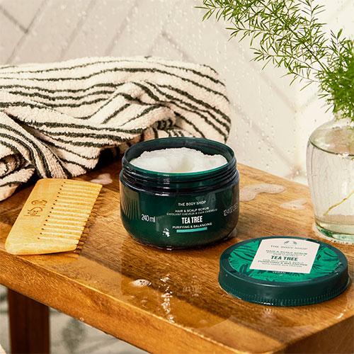 頭皮ケア ティーツリー クリア&バランシング ヘアスクラブ 240mL ザ