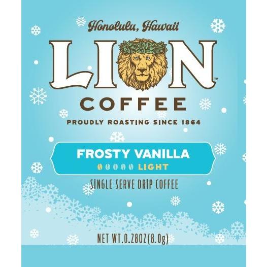 ライオンコーヒー ドリップデフロスティバニラコーヒー １０ｐ 319 The Bon Inc 輸入菓子食品 通販 Yahoo ショッピング