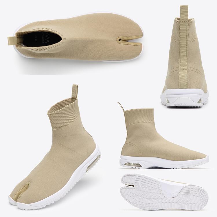 丸五足袋シューズ【Knit Tabi Boots】ショートブーツのようなコハゼの