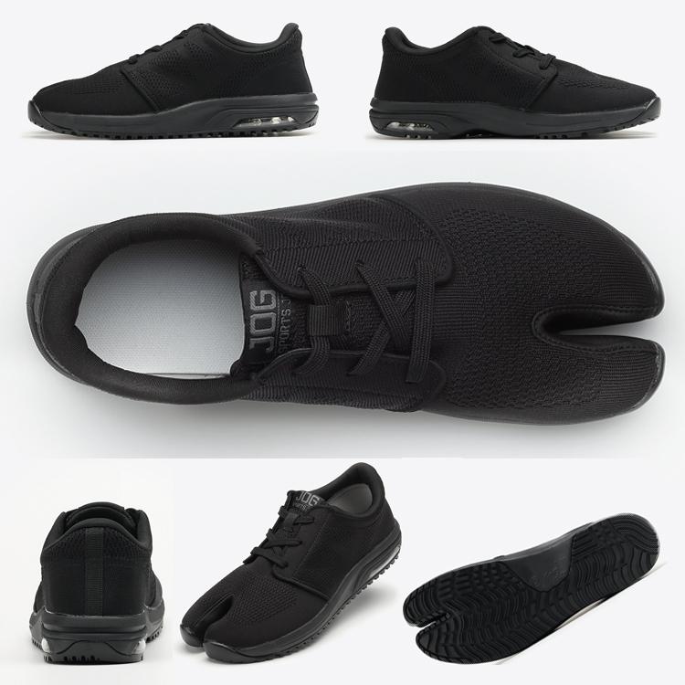 半額‼︎PGG ブラック スポーツシューズ 丸五足袋シューズ【SPJOG】スポーツジョグAIR足袋型スニーカー