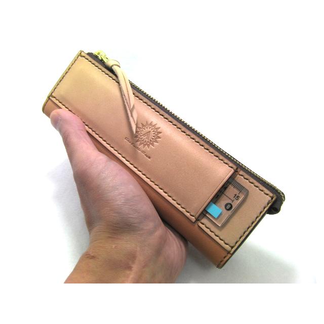 キャッスルロック 新品 送料無料 名入れ 栃木レザー ペンケース 筆箱 本革 茶 t-022_009.jpg