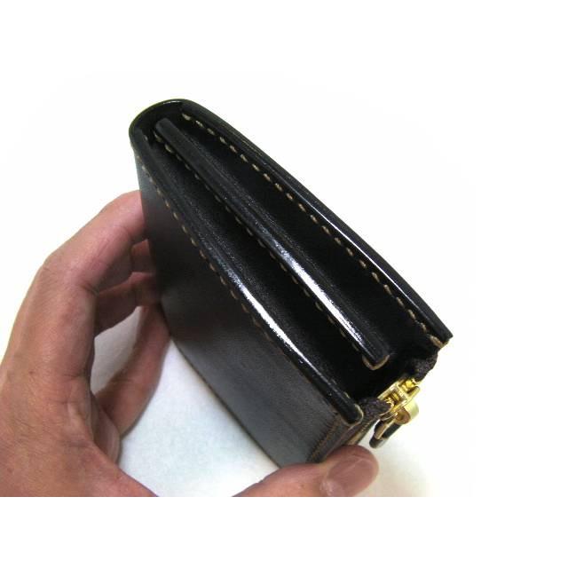 栃木レザー 財布 メンズ 本革 L字ファスナー コンパクト