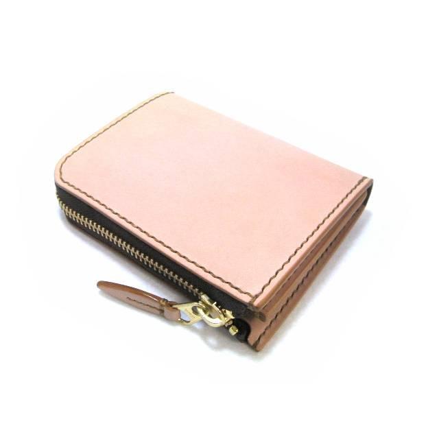 栃木レザー 財布 メンズ レディース 本革 L字ファスナー コンパクト