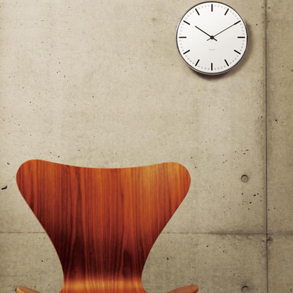 ARNE JACOBSEN アルネヤコブセン CITY HALL シティホール 160mm 掛時計 ウォールクロック AJ43621 インテリア｜theclockhouse-y｜06