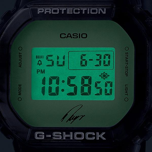 G-SHOCK 石川遼選手 シグネチャーモデル ガーベラ DW-5600RI22-1JR メンズ 腕時計 電池式 デジタル スクエア 国内正規品 カシオ｜theclockhouse-y｜09