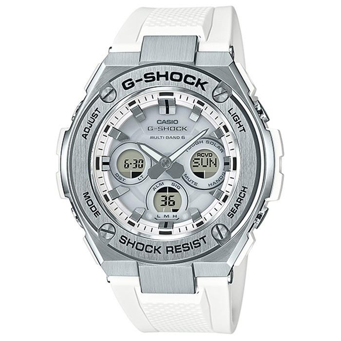 G-STEEL G-SHOCK ミドルサイズ 電波ソーラー メンズ 腕時計 アナログ