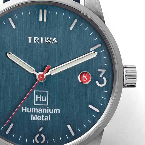TRIWA トリワ Humanium Metal ヒューマニウムメタル HU39B-CL080712 メンズ 腕時計 クオーツ キャンバスベルト ブルー｜theclockhouse-y｜04