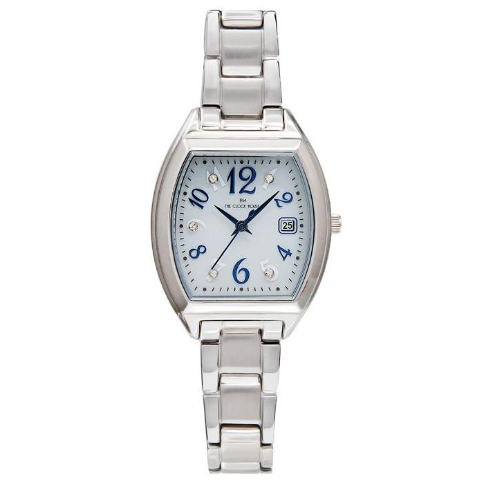 ザ・クロックハウス ビジネスカジュアル LBC1005-WH1A レディース 腕時計 ソーラー トノー ステンレス ホワイト 雑誌掲載 着用モデル | THE CLOCK HOUSE | 01