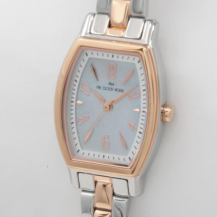 ザ・クロックハウス ビジネスカジュアル LBC1007-WH3A レディース 腕時計 ソーラー トノー ステンレス ホワイト コンビ | THE CLOCK HOUSE | 06