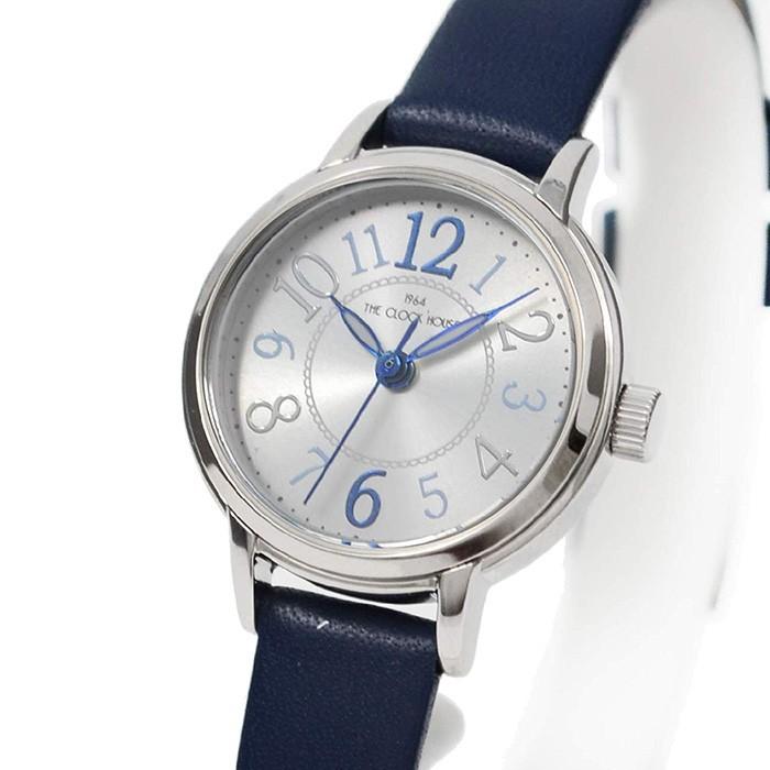 ザ・クロックハウス ビジネスカジュアル LBC5001-SI3B レディース 腕時計 クオーツ 電池式 シルバーダイヤル ネイビー 革ベルト | THE CLOCK HOUSE | 02