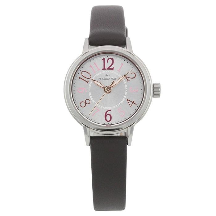 ザ・クロックハウス ビジネスカジュアル LBC5001-SI4B レディース 腕時計 クオーツ 電池式 シルバーダイヤル ブラウン 革ベルト | THE CLOCK HOUSE | 01