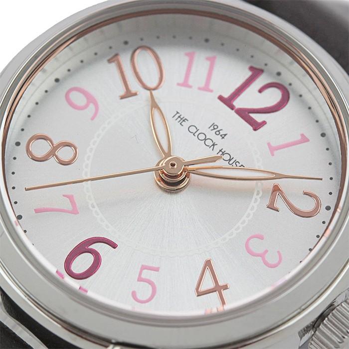 ザ・クロックハウス ビジネスカジュアル LBC5001-SI4B レディース 腕時計 クオーツ 電池式 シルバーダイヤル ブラウン 革ベルト | THE CLOCK HOUSE | 03