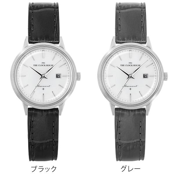 ザ・クロックハウス カスタマイズウォッチ クラシックフォーマル LBF1008-WH1 レディース 腕時計 ソーラー 革ベルト ホワイト カレンダー | THE CLOCK HOUSE | 01