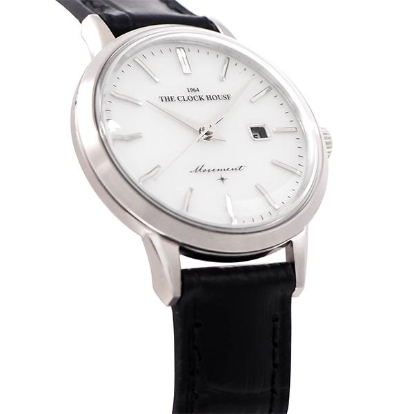 ザ・クロックハウス カスタマイズウォッチ クラシックフォーマル LBF1008-WH1 レディース 腕時計 ソーラー 革ベルト ホワイト カレンダー | THE CLOCK HOUSE | 11