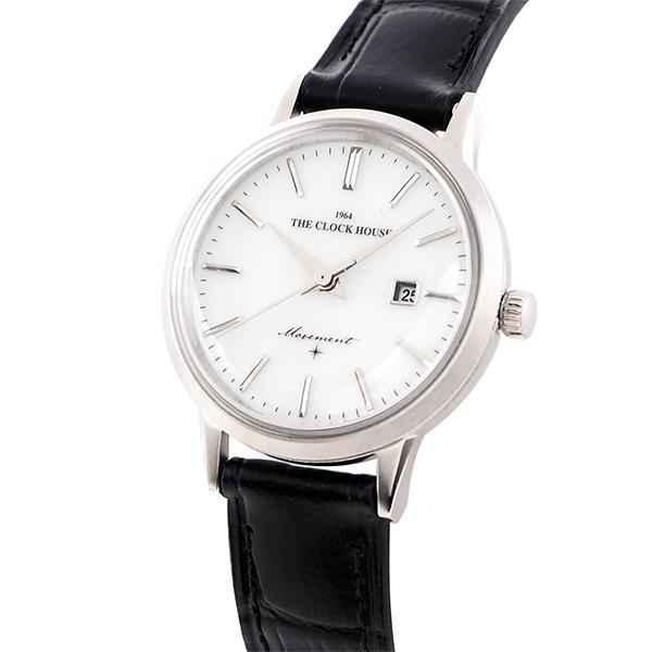 ザ・クロックハウス カスタマイズウォッチ クラシックフォーマル LBF1008-WH1 レディース 腕時計 ソーラー 革ベルト ホワイト カレンダー | THE CLOCK HOUSE | 12