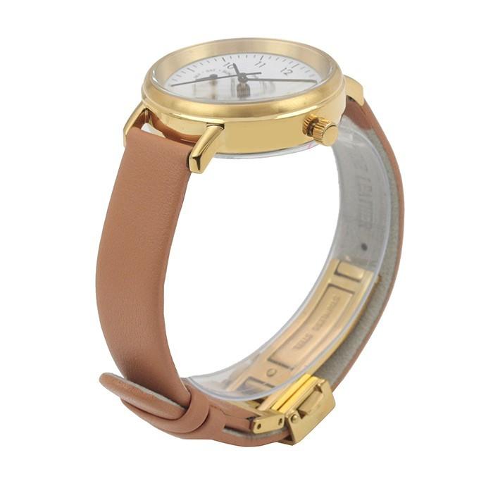 ザ・クロックハウス LNC1002-WH3B ナチュラルカジュアル 腕時計 レディース ソーラー ベージュ革ベルト ホワイト 雑誌掲載 | THE CLOCK HOUSE | 02