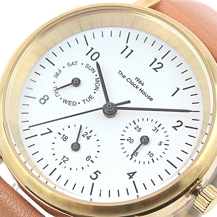 ザ・クロックハウス LNC1002-WH3B ナチュラルカジュアル 腕時計 レディース ソーラー ベージュ革ベルト ホワイト 雑誌掲載 | THE CLOCK HOUSE | 03