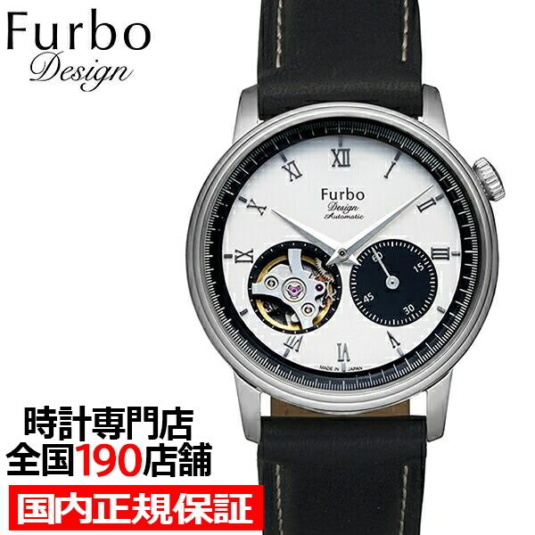 公式の  メンズ NF02W-SI トロンプイユ Trompe-l'oeil フルボデザイン design Furbo 8月中旬発売/予約 腕時計 革ベルト 自動巻き メカニカル 腕時計