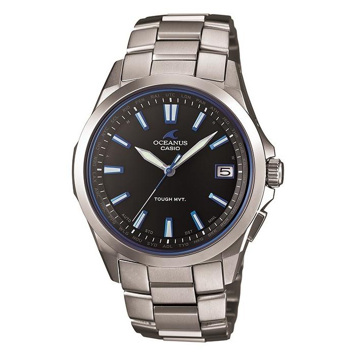 美品✨　CASIO OCEANUS 電波ソーラー チタン オシアナス OCEANUS オシアナス 3針 OCW-S100-1AJF メンズ 腕時計 電波ソーラー