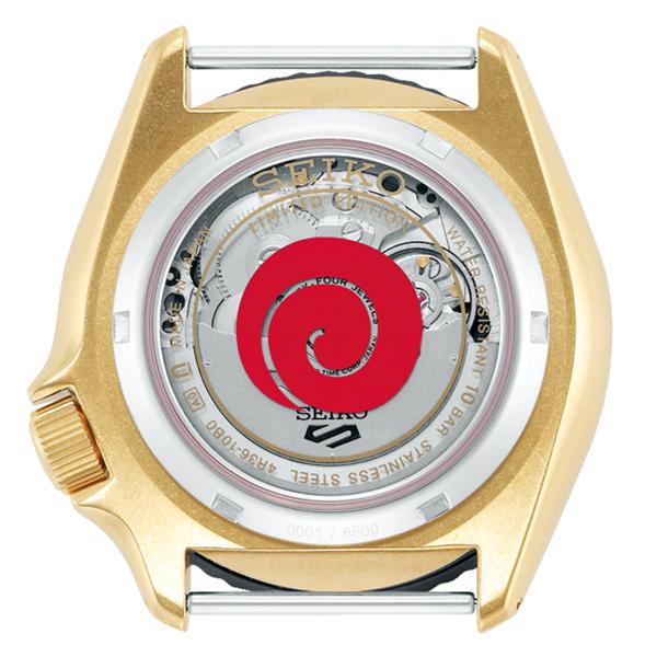 セイコー 5スポーツ NARUTO & BORUTO ナルト&ボルト コラボレーション 限定 ナルト SBSA092 メンズ 腕時計 メカニカル 日本製｜theclockhouse-y｜04