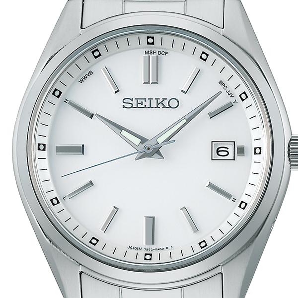 希少 美品 SEIKO セレクション ベーシックソーラー電波 腕時計 ホワイト SEIKO SELECTION セイコー セレクション Sシリーズ SBTM317 メンズ
