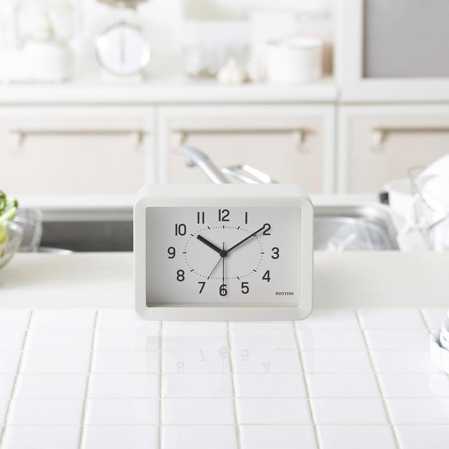 RHYTHM リズム プラス Aシリーズ クオーツ 掛置兼用 目覚まし時計 A6