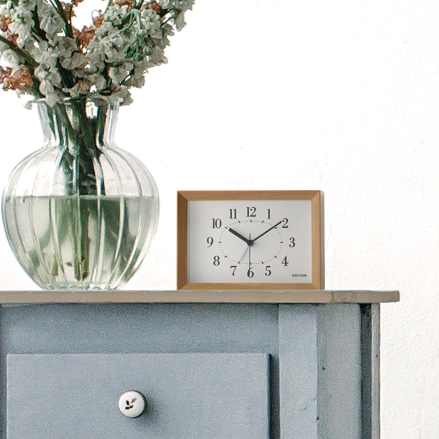 RHYTHM リズム プラス Aシリーズ クオーツ 掛置兼用 目覚まし時計 A6