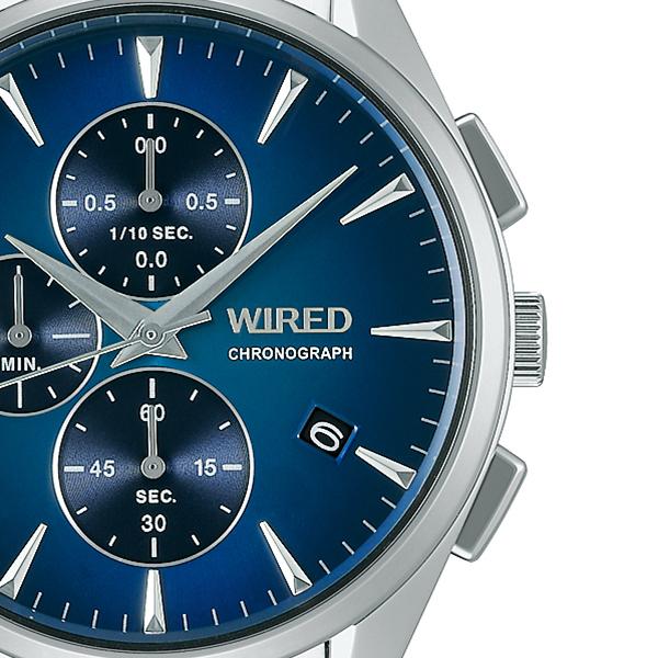 販売 セイコー WIRED 日本製 ソーラー電池 腕時計 クロノグラフ
