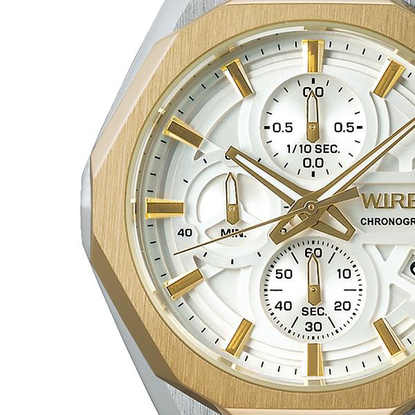 公式 グッズ セイコー WIRED ワイアード REFLECTION リフレクション クロノグラフモデル AGAT451 メンズ 腕時計 クオーツ ホワイト 【1628177666】(10120円)