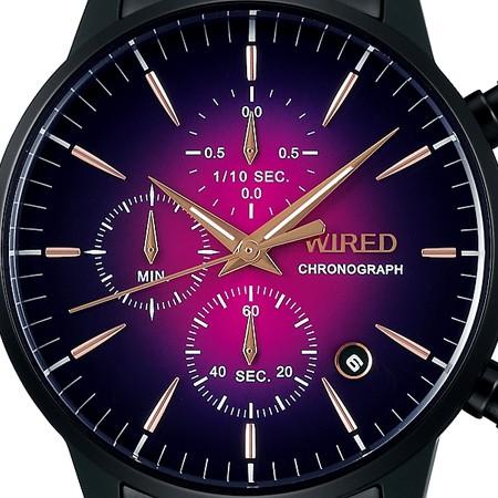 【ラスト1点】 セイコー ワイアード TOKYO SORA トウキョウ ソラ 流通限定モデル AGAT734 メンズ 腕時計 クオーツ クロノグラフ 夕焼け パープル 【O2212196365】(13750円)