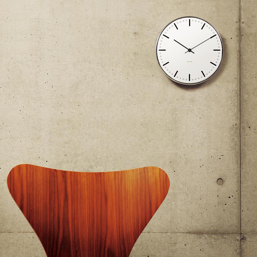 ARNE JACOBSEN（アルネ ヤコブセン） シティホール 210mm 掛時計