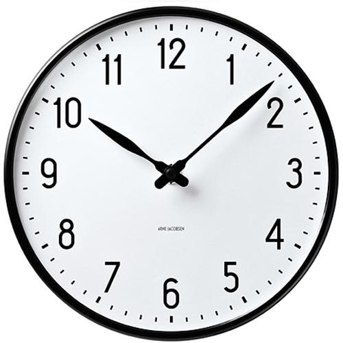 ARNE JACOBSEN アルネヤコブセン STATION ステーション 210mm 掛時計