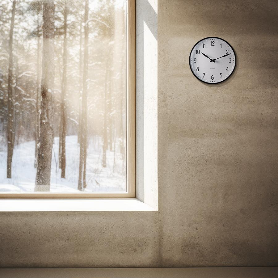ARNE JACOBSEN（アルネ ヤコブセン） ステーション 210mm 掛時計
