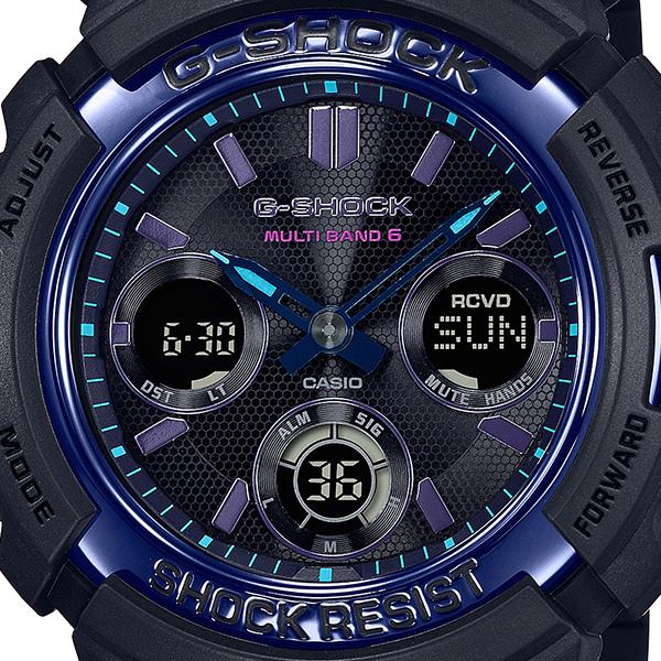 G Shock ジーショック バーチャルブルー 電波ソーラー メンズ 腕時計 アナログ デジタル 反転液晶 Awg M100svb 1ajf 国内正規品 カシオ Awg M100svb 1ajf ザ クロックハウスplus ヤフー店 通販 Yahoo ショッピング