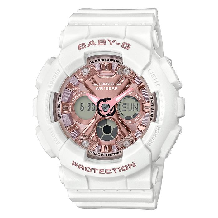 【稼動品】美品　CASIO Baby-G ベビージー BA-130-7A1JF BABY-G ベビージー デジタル アナログ BA-130-7A1JF レディース