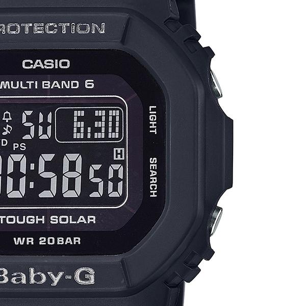 BABY-G ベビージー 電波ソーラー レディース 腕時計 デジタル ブラック