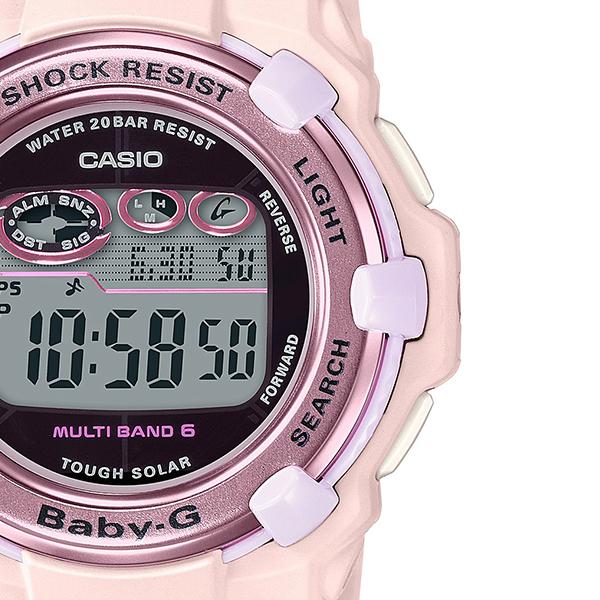 BABY-G ベビージー 電波ソーラー レディース 腕時計 デジタル ピンク BGR-3000UCB-4JF 国内正規品 カシオ｜theclockhouse｜05