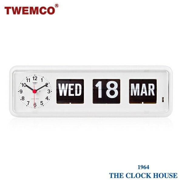 TWEMCO トゥエンコ 掛け時計 パタパタ時計 カレンダー表示 - 掛時計
