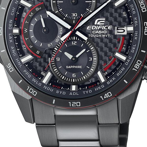 EDIFICE(CASIO) エディフィス カーボンファイバーダイアル EQW EDIFICE(CASIO) エディフィス カーボンファイバーダイアル EQW
