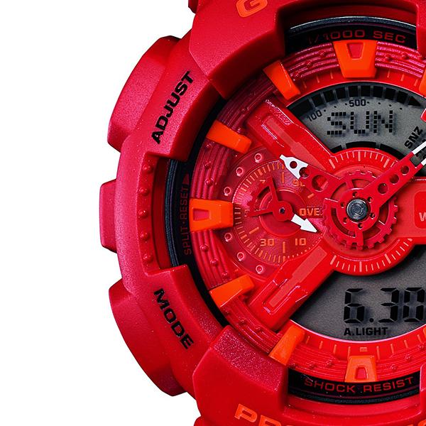 G-SHOCK GA-110AC-4AJF メンズ 腕時計 アナデジ ベーシック レッド カシオ 国内正規品｜theclockhouse｜04