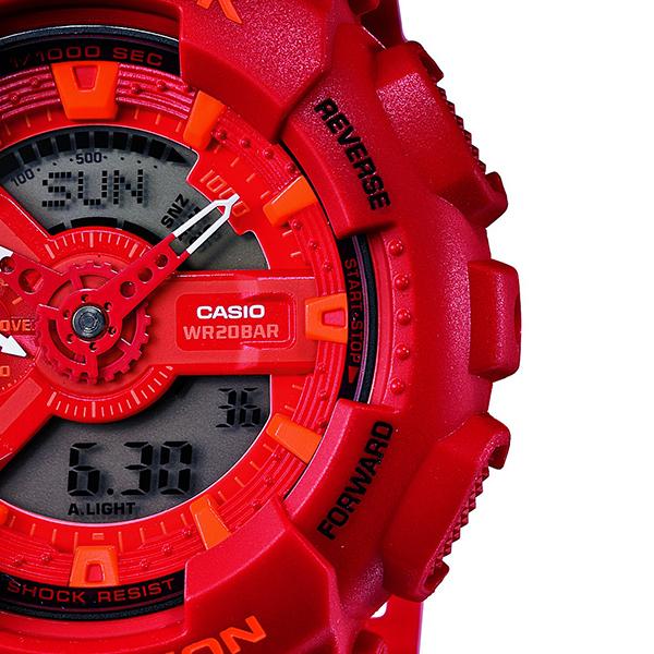 G-SHOCK GA-110AC-4AJF メンズ 腕時計 アナデジ ベーシック レッド カシオ 国内正規品｜theclockhouse｜05