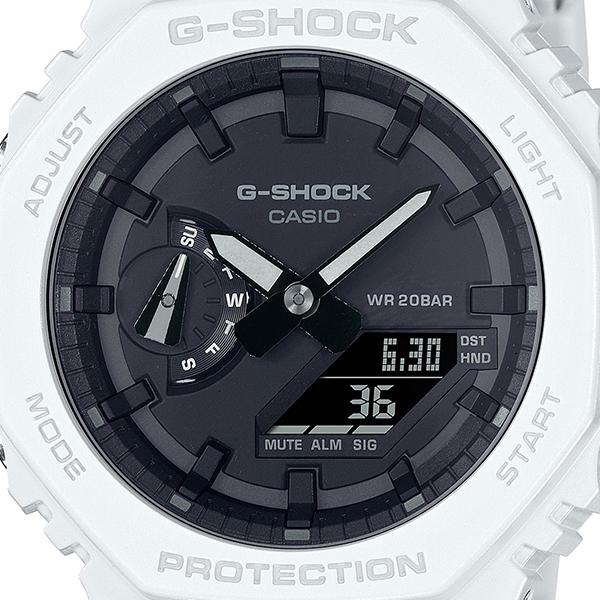 G-SHOCK 2100シリーズ GA-2100-7AJF メンズ 腕時計 電池式 アナデジ 樹脂バンド ホワイト 国内正規品 カシオ 八角形｜theclockhouse｜03