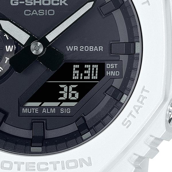 G-SHOCK 2100シリーズ GA-2100-7AJF メンズ 腕時計 電池式 アナデジ 樹脂バンド ホワイト 国内正規品 カシオ 八角形｜theclockhouse｜05