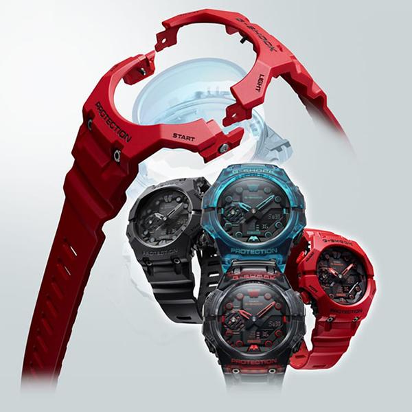 G-SHOCK GA-B001シリーズ メンズ 腕時計 電池式 Bluetooth アナデジ ベゼル・バンド一体構造 ブラック 反転液晶 国内正規品 カシオ｜theclockhouse｜15