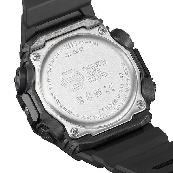 G-SHOCK GA-B001シリーズ メンズ 腕時計 電池式 Bluetooth アナデジ ベゼル・バンド一体構造 ブラック 反転液晶 国内正規品 カシオ｜theclockhouse｜09