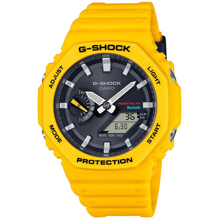 G-SHOCK 2100シリーズ オクタゴン GA-B2100C-9AJF メンズ 腕時計 ソーラー Bluetooth イエロー 国内正規品 カシオ｜theclockhouse｜02