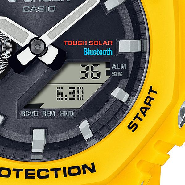 G-SHOCK 2100シリーズ オクタゴン GA-B2100C-9AJF メンズ 腕時計 ソーラー Bluetooth イエロー 国内正規品 カシオ｜theclockhouse｜05